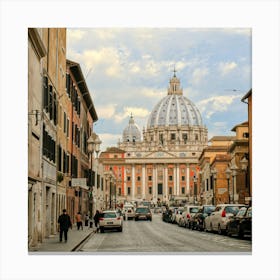 St Peter'S Square Canvas Print