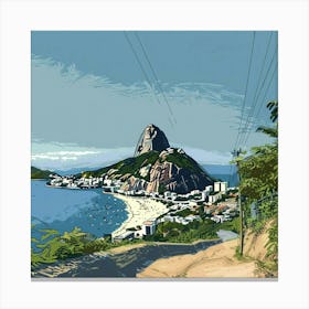 A Sugarloaf Mountain In Rio De Janeiro Expressiv 1719996770 2 Canvas Print