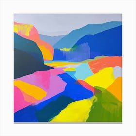 Abstract Travel Collection Switzerland 3 Canvas Print
