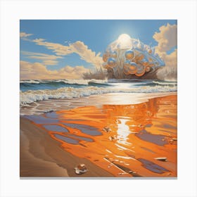 Sandcastle Canvas Print