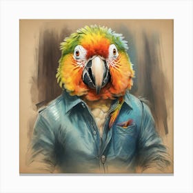 Parrot 35 Canvas Print