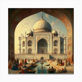 Taj Mahal 4 Canvas Print