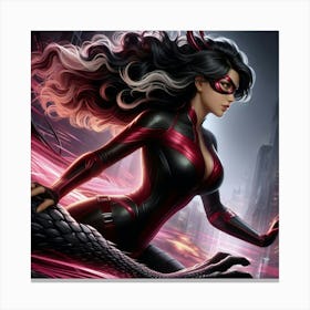 Black Widow Canvas Print