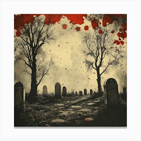 Graveyard 1 Canvas Print