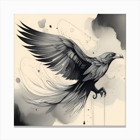 Raven 1 Canvas Print