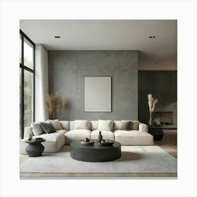 Modern Living Room 131 Canvas Print