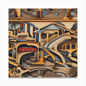 Train Station 5 Canvas Print