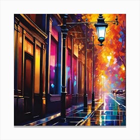 Night In The City 1 Canvas Print