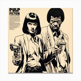 Pulp Fiction Canvas Print