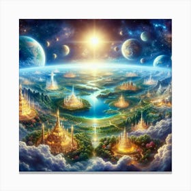 Heavenly City Canvas Print