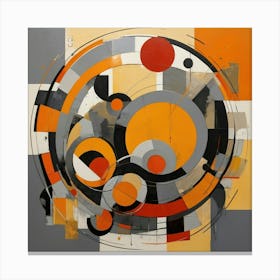 Abstract Circles 1 Canvas Print