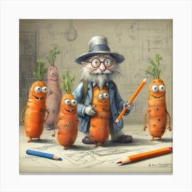 Carrots 13 Canvas Print