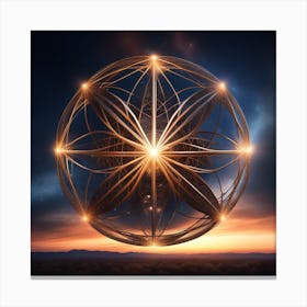 Shamanic Sphere Canvas Print