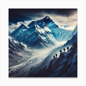 Everest Mountain Canvas Print
