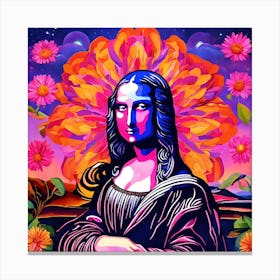 A Creative Interpretation Of The Mona Lisa. Canvas Print