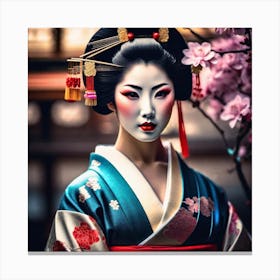 Geisha 134 Canvas Print