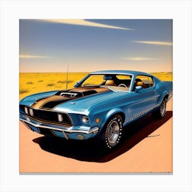 1970 Muscle Car Canvas Print