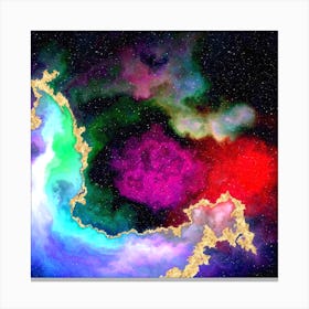 100 Nebulas in Space with Stars Abstract n.069 Canvas Print