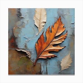 Aging leaf 3 Canvas Print