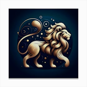 Zodiac Lion 1 Canvas Print