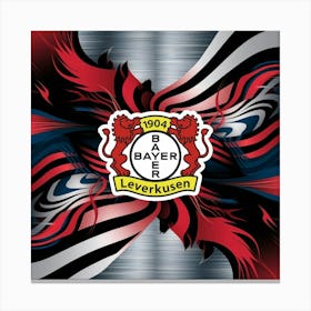 Bayer 04 Leverkusen Logo Wall Art Canvas Print