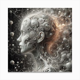 Woman'S Head 4 Canvas Print