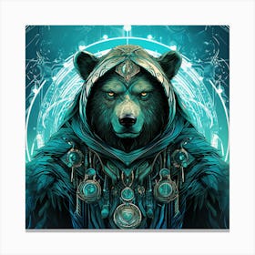 Bear Of The Aether Canvas Print
