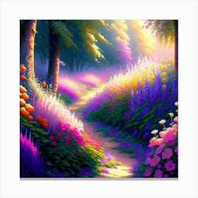 Rainbow Path Canvas Print