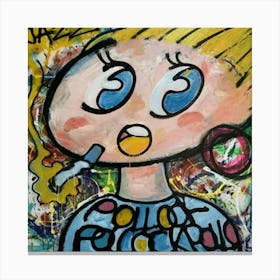 Street Girl Canvas Print