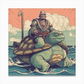 Samurai Turtle Canvas Print