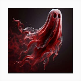 Ghost In Blood 5 Canvas Print