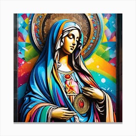 Virgin Mary 12 Canvas Print