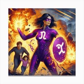 Sagittarius Super Mom #11 Canvas Print