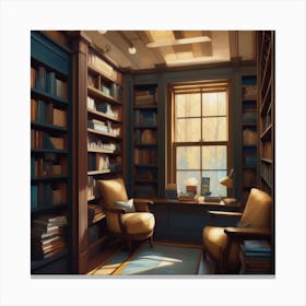 Library Nooks Canvas Print