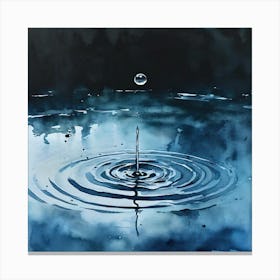 Water Drop Canvas Print
