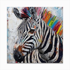 Zebra time Canvas Print