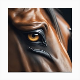 Eye Of A Horse 49 Canvas Print