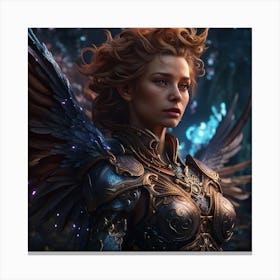 Heavenly Defender Canvas Print