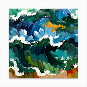 Ocean Waves Canvas Print