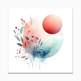 Abstract Watercolor Painting 26 Canvas Print