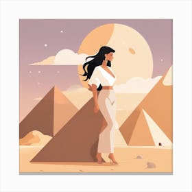 Egyptian Woman 1 Canvas Print