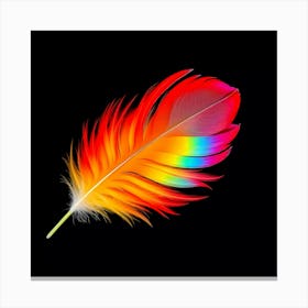 Feather Feather Feather 3 Canvas Print