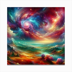 Galaxy Painting 15 Canvas Print