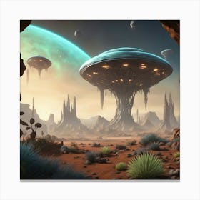 Alien Planet Canvas Print