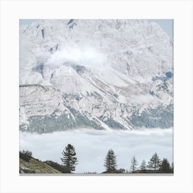 Snowy Mountains Canvas Print