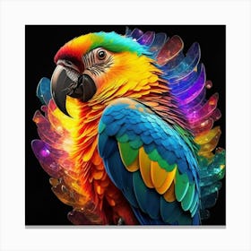 Colorful Parrot 5 Canvas Print