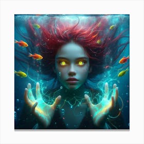 Mermaid 41 Canvas Print