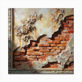 Old Brick Wall Canvas Print