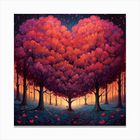 Heart Of The Forest Canvas Print