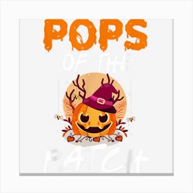 Pumpkin Pops Of The Patch Funny Matching Party Halloween Canvas Print